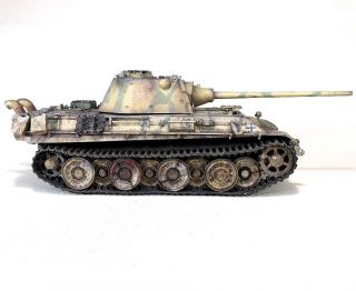 PRO - BUILT 1/35 Panther F German tank finished model 3