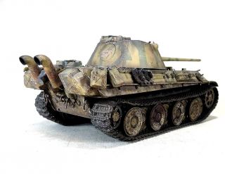 PRO - BUILT 1/35 Panther F German tank finished model 5