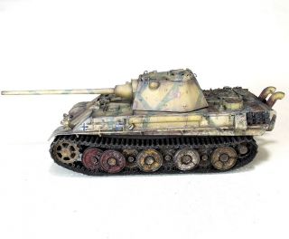 PRO - BUILT 1/35 Panther F German tank finished model 8