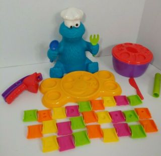 Play Doh Cookie Monster Sesame Street Letter Lunch Alphabet Soup Set No Dough