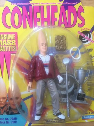 1993 Playmates Coneheads Complete Set of 6 Action Figures SNL Vintage NOS 7
