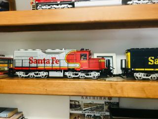 Lgb 22562 Santa Fe Warbonnet Diesel W/sound (red/silver)