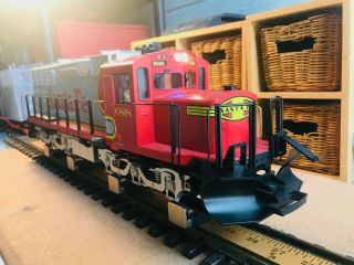 LGB 22562 Santa Fe Warbonnet diesel w/sound (red/silver) 6