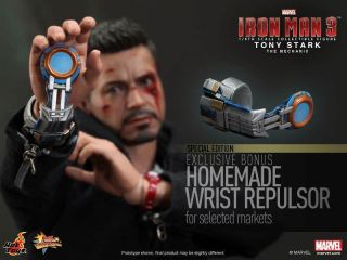 Hot Toys Iron Man Tony Stark Mechanic Exclusive Mk 42 Robert Downey Jr -