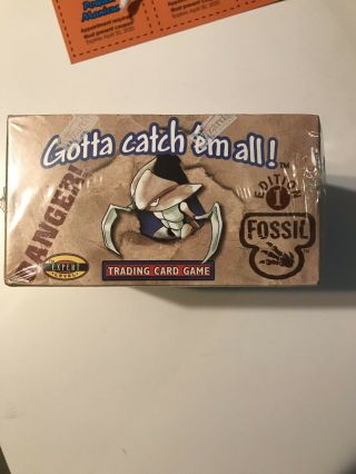 Pokemon Fossil 1st Edition Booster Box 2
