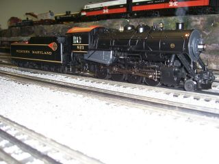 Mth Premier Steam 20 - 3166 - 1 Western & Maryland H - 9 2 - 8 - 0 Consolidation