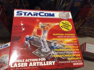 Starcom Laser Artillery Mobile Action Pod,  Misb,  Factory,  Case Fresh