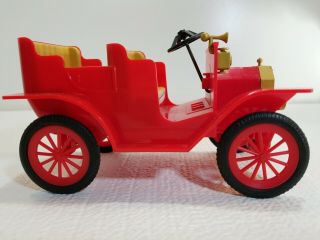 EPOCH Calico Critters Sylvanian Families Red Model T Car 1988 3