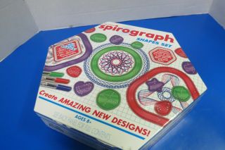 The Spirograph Shapes Set 01022 Designs Complete