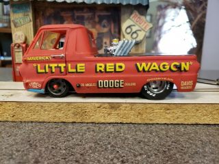 1/24 Drag Little Red Wagon Slot Car