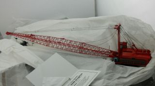Classic Construction Models Ccm Manitowoc 4600 Dragline 1:87 Ho Scale Brass Red