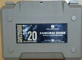 Japan Tokyo Marui Samurai Edge 20 Bio Hazard Resident Evil Gas Blowback Air Gun