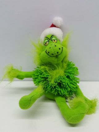 2000 Oddzon The Grinch Stole Christmas Green Plush Koosh Ball