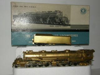 Akane Models Brass Ho Scale B&o 2 - 8 - 8 - 4 Steam Locomotive & Tender Box