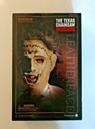 Sideshow Collectibles The Texas Chainsaw Massacre 12 " Leatherface 2003 Nib