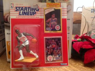 1990 Starting Lineup Nba Isiah Thomas Detroit Pistons Basketball Kenner Slu