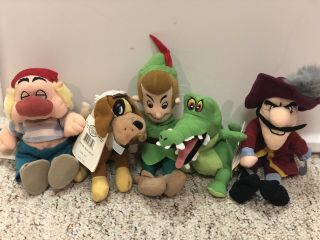 Peter Pan And Friends Beanbag Plush Set