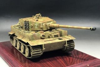 1/35 Built Wwii German Tiger I Tank Mid Production (pe Upgrades)