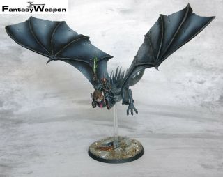 Winged Nazgul / Witch King Mounted On Fell Beast Pro Painted Lotr Lord Rings
