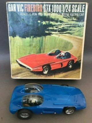 Garvic 1/24 Scale Firebird Slot Car With Sidewinder Chassis And Ft36d Motor