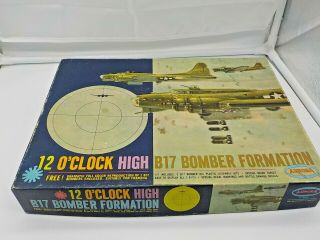 Aurora 12 O’clock High B - 17 Bomber Formation Model Kit 2 Of 3 Planes Opened Kit