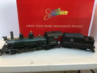 Bachmann Spectrum D&rgw 455 K - 27 Steam Locomotive Engine 1:20.  3 Large Scale