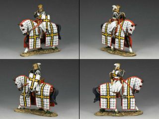 King & Country Medieval Knights & Saracens Mk106 Mounted Teutonic Knight