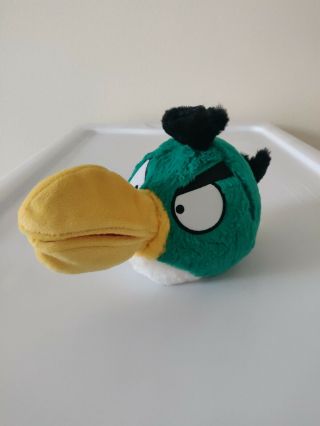 Angry Birds Green Hal Toucan With Sound Open Beak Mouth Plush Stuffed Animal 5 "
