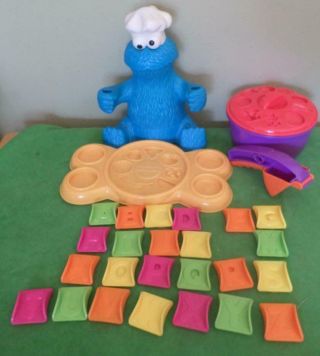 Play Doh Sesame Street Letter Lunch Cookie Monster Vhtf