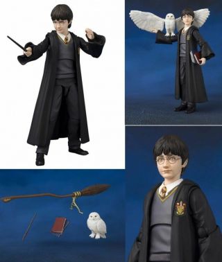 S.  H.  Figuarts HARRY POTTER and the Sorcerer ' s Stone 120mm Action Figure NIB w/ T 2