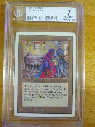 Magic The Gathering Mtg Unlimited Time Vault Bgs 7 Nm