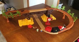 Fisher Price Geotrax Disney Toy Story 3 Exploding Train Set Remote Train