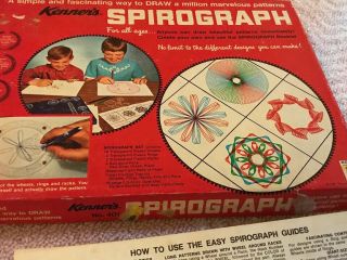 1967 KENNER ' S SPIROGRAPH SET No.  401 WITH ALL GEARS 4