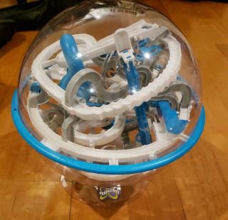 Spin Master Games Perplexus Epic 3d Labyrinth Sphere Puzzle Ball Brain Game Blue