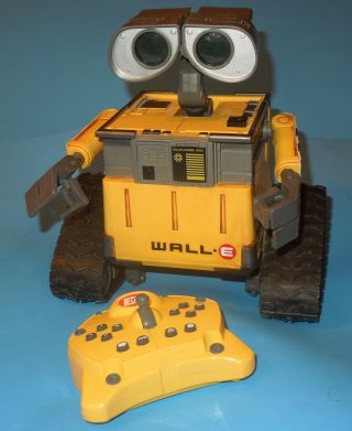 Disney Pixar Remote Control U - Command Wall - E Robot Thinkway Toys Please Read