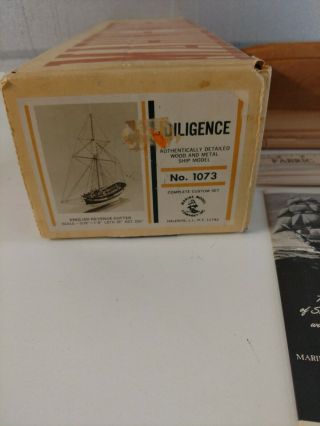 Marine Models - Diligence Wooden Model Ship Kit No.  1073 2