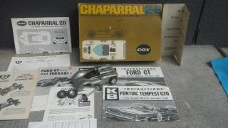 60 ' s COX 1/24 Chaparral Slot Car AS - IS 5