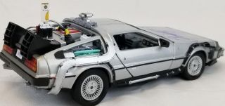 Christopher Lloyd Signed Back To The Future Delorean Time Machine 1:24 DC Car 6