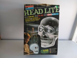 Monogram Life Size Head Lite Skull Flashlight Unbuilt