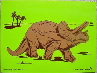 Judy Instructo Puzzle: Dinosaur Unit - Triceratops Preschool Kindergarten