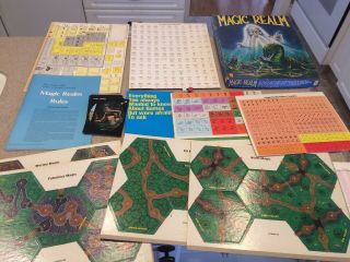 Magic Realm Fantasy Board Game 1979 Avalon Hill