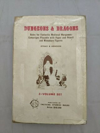 Dungeons & Dragons White Box - Hobbits - 5th Print Gygax - Tsr