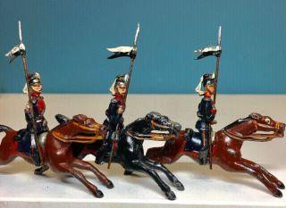 HEYDE – 5 Prussian Lancers,  Made in Germany,  ca.  1920s. 8