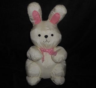 12 " Vintage 1993 Sanrio Nylon White Bunny Rabbit Stuffed Animal Plush Toy W/ Tag