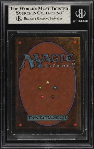 1993 Magic The Gathering MTG Unlimited Mox Pearl R A BGS 6.  5 EXMT,  (PWCC) 2