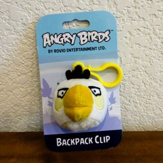 Angry Birds Plush Matilda Backpack Clip On Card Rare Htf