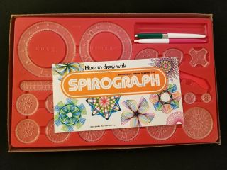 1973 Kenner Spirograph With All Disks and Instructions 3