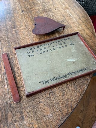 Antique The Wireless Messenger Game Ouija Board Game With Instructions