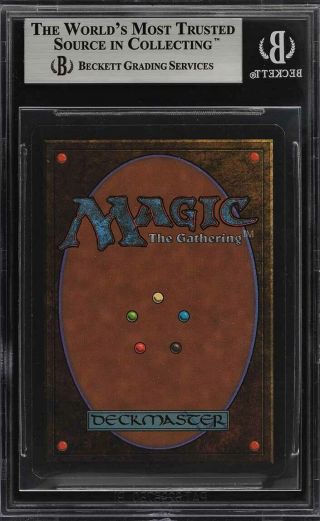 1993 Magic The Gathering MTG Beta Stasis R B BGS 9 (PWCC) 2
