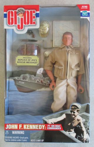 Mib 2000 Hasbro G.  I.  Joe John F.  Kennedy Pt 109 Boat Commander Action Figure